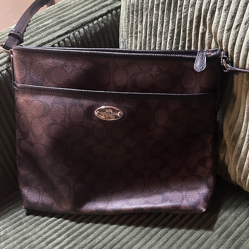 Coach Vintage Dark Brown Crossbody Bag